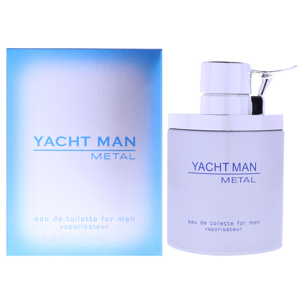 Yacht Man Metal by Myrurgia for Men 3.4 oz EDT Spray